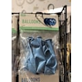 Miniatyrbillede 3 af 3: Ballong Blank Blå Spegelballong 6-pack 30 cm Latex Blue