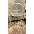 Pikkukuva 2 / 2: Bord glas/metall  Guld H71 cm Gold