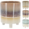 Miniatyrbilde 2 av 2: Kruka Beige Keramik med fötter Beige