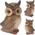 Miniatyrbillede 1 af 2: Uggla Brun 13 cm Brown