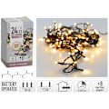 Miniatyrbilde 1 av 2: LED-slinga 180 cm Varmt sken Inne/Ute Timer Multicolor