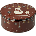 Miniatyrbillede 2 af 5: Burk Plåt Julmotiv 3-set Multicolor