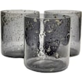 Miniatyrbilde 1 av 2: Ljuskopp Glas Transparent Orange Brun Grå Grey