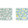 Miniatyrbilde 1 av 3: Serviett Daisy 33x33cm 2-pakning Multicolor