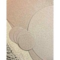 Miniatyrbillede 3 af 3: Glasunderlägg Grå/Svart läderlook 4-pack Grey