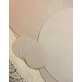 Pikkukuva 3 / 3: Glasunderlägg Grå/Svart läderlook 4-pack Grey