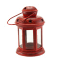 Pikkukuva 1 / 2: Lykta Röd Metall 15 cm Red