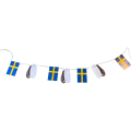 Miniatyrbillede 4 af 4: Flagguirlande Student 4 meter Multicolor