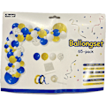 Miniatyrbild 1 av 3: Ballonger Set Gul/blå/vit 52 stycken multifärg