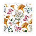 Miniatyrbilde 1 av 3: Servetter Skogens Guld Kantareller 33x33 cm 20-pack Multicolor