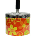 Miniatyrbillede 1 af 2: Askfat Blomma Snurr Metall Multicolor