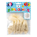 Miniatyrbillede 2 af 3: Ballong Konfetti Prickar 6-pack 30 cm Latex White
