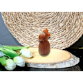 Miniatyrbillede 3 af 3: Ljus Påskhare Ägg Rödbrun Red