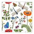 Miniatyrbillede 3 af 3: Servietter Dragefly 33x33cm 20-pak Multicolor