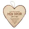 Miniatyrbillede 1 af 3: Hjärta Trä Bror wooden heart Tree