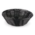 Miniatyrbillede 1 af 2: Brödkorg Korg Svart plast flätad 19 cm Black