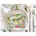 Miniatyrbillede 4 af 4: Servietter Talgoxe blomma 33x33cm 20-pak Multicolor
