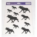 Miniatyrbild 2 av 2: Stickers Älg A4 Svart