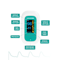 Pikkukuva 2 / 9: Lanaform PO-110 Pulsoximeter – Mät Syresättning & Puls Med Precision Multicolor