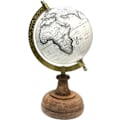 Miniatyrbillede 1 af 2: Jordglob Vit/Guld 20 cm White