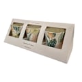 Miniatyrbilde 1 av 2: Doftljus 3-pack Coconut Lime Glas White