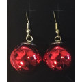 Miniatyrbillede 4 af 8: Ørering Julemand Snemand Spruce Ball julestrømpe Red Tomte
