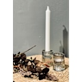 Miniatyrbilde 3 av 3: Ljuskopp Vändbar Glas Grå 5x8 cm Grey