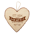 Miniatyrbilde 1 av 3: Hjärta Trä Katt wooden heart Tree