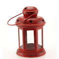 Pikkukuva 2 / 2: Lykta Röd Metall 15 cm Red