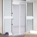 Miniatyrbilde 3 av 5: Insektsnät dörr 100x220 insektsskydd vitt magnet myggnät White