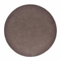 Miniatyrbillede 1 af 2: Underlägg Läder/skinnlook grå Runda 4-pack Tablett Grey