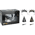 Pikkukuva 1 / 7: Party Set Happy New Year Nyår 16 delar Black