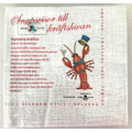Miniatyrbillede 2 af 2: Servetter Kräftskiva Snapsvisor Multicolor