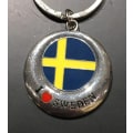 Miniatyrbillede 2 af 2: Nyckelring Souvenir Flagga I Love Sweden Multicolor