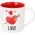 Pikkukuva 5 / 5: Mugg You and Me Vit/Röd White You and Me