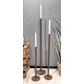 Miniatyrbillede 2 af 2: Ljusstake Golv Smide Rost 100 cm Brown