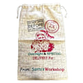 Pikkukuva 3 / 3: Julklappssäck Tomte Jute 100cm stor Brown