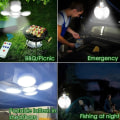 Miniatyrbild 4 av 7: Campinglampa Deluxe - Solcell + USB - Vikbar -
