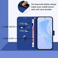 Miniatyrbild 4 av 5: Solid Color PU Case for Redmi Note 14 Pro 5G / 14 Pro+ 5G Dark Blue