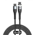 Miniatyrbilde 1 av 5: Baseus Catxc-q01 Zinc Magnetic Series 100W PD USB-C / Type-C til USB-C / Type-C Hurtigladekabel