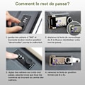 Miniatyrbild 4 av 5: Diversion Book Storage Box Secret Dictionary Safe with Security Combination Lock/Key Hidden