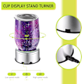 Miniatyrbild 3 av 5: Jetec Cup Display Stand Turner Rotating Crystal Display Base Stand 360 Degree Tumblers Cup