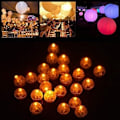 Miniatyrbild 5 av 5: 100 st / parti LED rund ballonglampa blixtbolllampa för juldekoration för hemmet