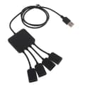 USB-hubb 4-portars USB 2.0-adapter USB-splitter 4-portars USB-expander USB-adapter