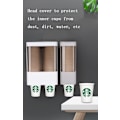 Miniatyrbild 4 av 5: 2025 Lämplig engångsmuggsdispenser, vattenkylare, neddragbar väggmontering för 120-240 ml engångsmuggar i plast
