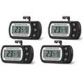 4 pcs Digital Refrigerator Thermometer Fridge and Freezer Thermometer with Large LCD Screen Stand for Room Kitchen