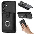 Etui til Samsung Galaxy A55 5G Tegnedesign Kortplads Læderbagcover med Ringstativ (Stil E)