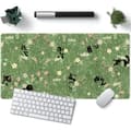 Large Cat, Plant, Cute Cartoon, Creative Computer Keyboard Pad, Study Desk Pad, Office Mouse Pad Green green 80*40*3cm