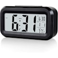 Miniatyrbild 1 av 4: Digital väckarklocka för barn, batteridriven, snooze-funktion, smart nattlampa, enkel inställning, skrivbordsur för sovrum, svart