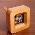 Miniatyrbild 3 av 5: Lat väckarklocka väckarklocka små träklockor tyst design väckarklocka barn presenter